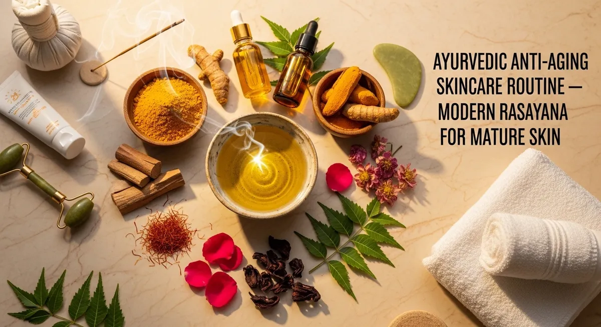 Ayurvedic Anti-Aging Skincare Routine: Modern Rasayana for Mature Skin | NxtLifestyle