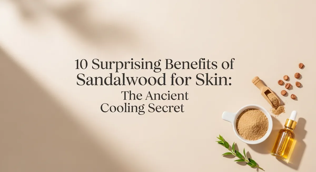 10 Surprising Benefits of Sandalwood for Skin: The Ancient Cooling Secret