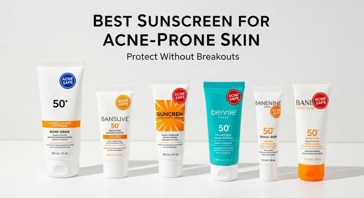 Best Sunscreen for Acne-Prone Skin 2026: Non-Comedogenic Picks