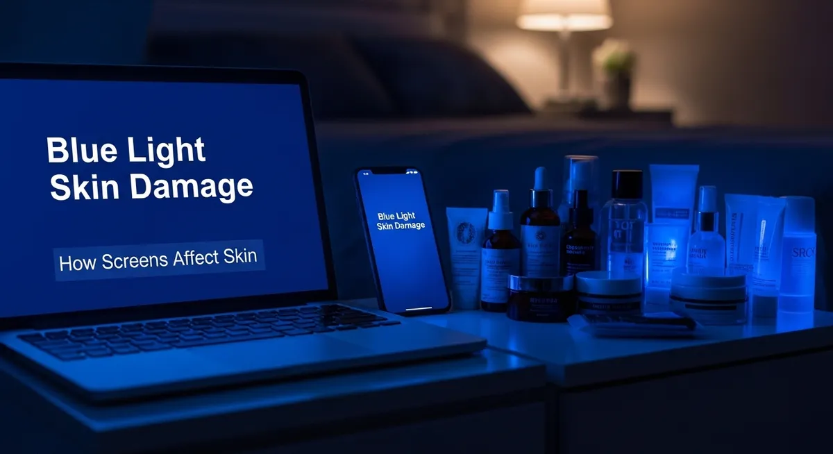 Blue Light and Skin Damage