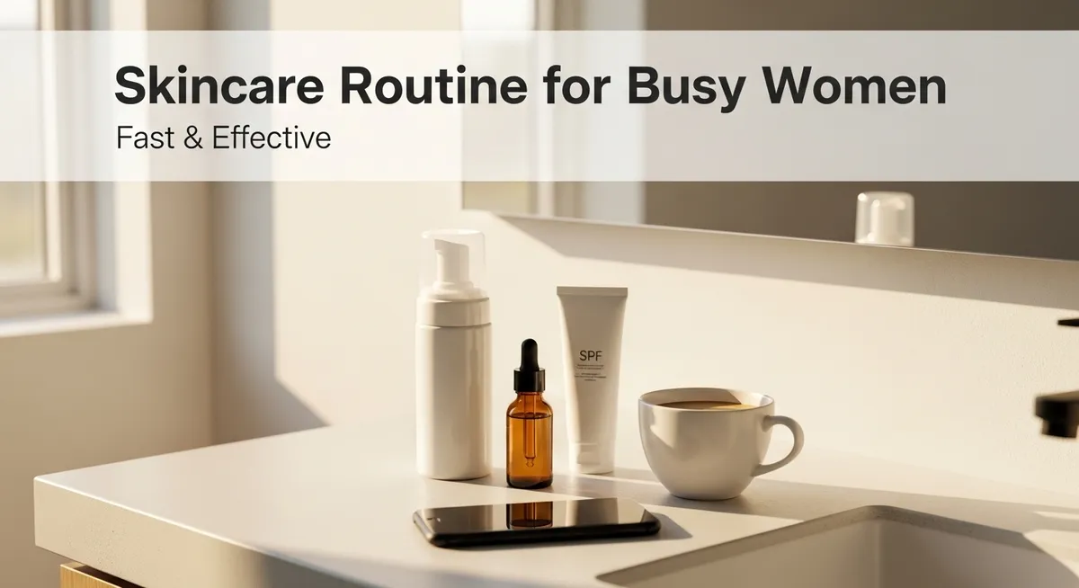 The 5-Minute Skincare Routine for Busy Women: High efficiency, No Fluff (2026)