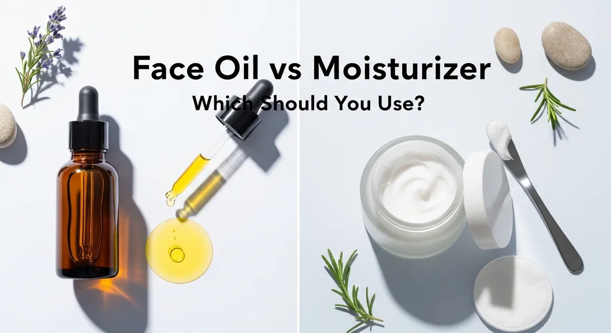 Face Oil vs. Moisturizer
