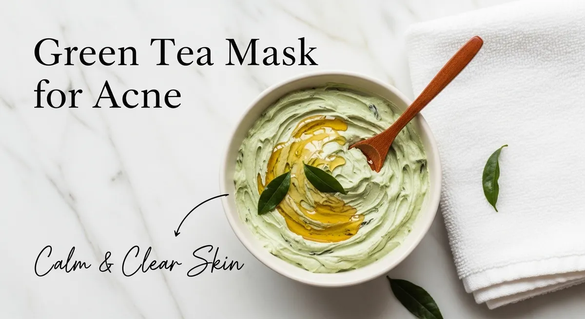 DIY Green Tea Face Mask for Acne: EGCG, Antioxidants & Sebum Control