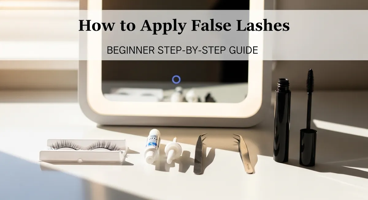 How to Apply False Eyelashes: A Beginner's Guide