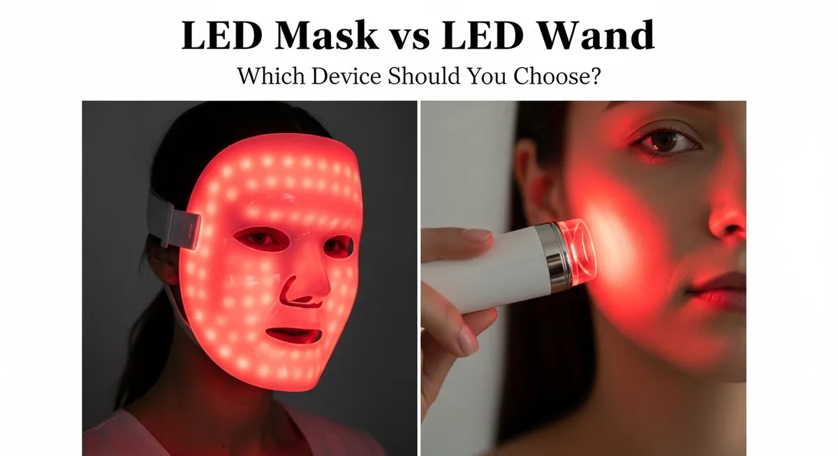 LED Mask vs. LED Wand