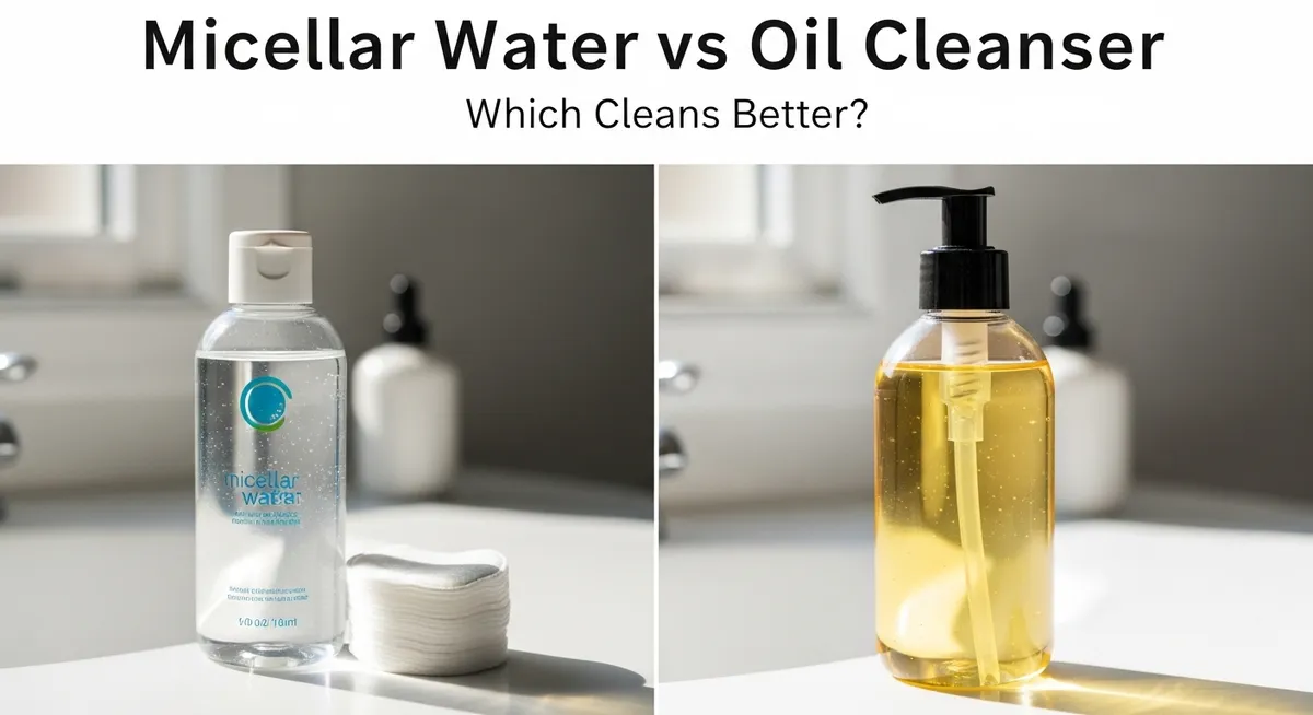 Micellar Water vs. Oil Cleanser