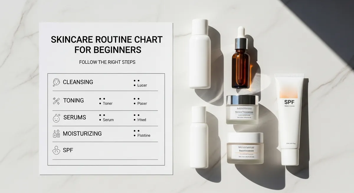 Universal Skincare Routine Chart: The Ultimate Guide for Beginners | NxtLifestyle