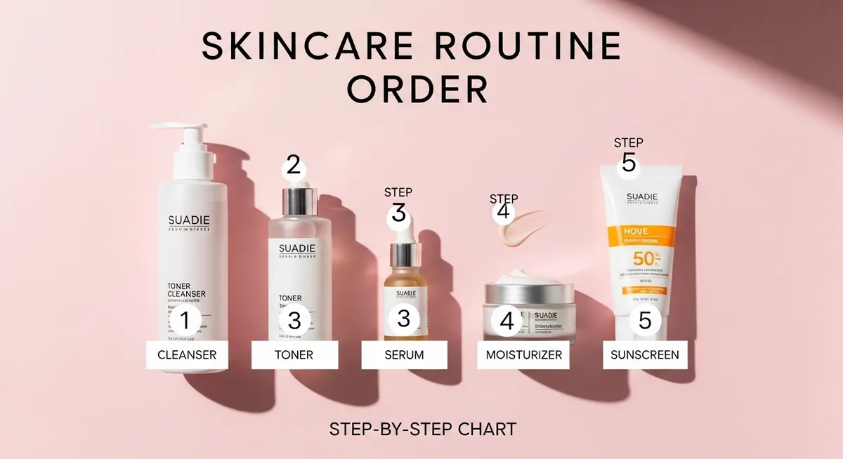 Correct Skincare Routine Order Chart