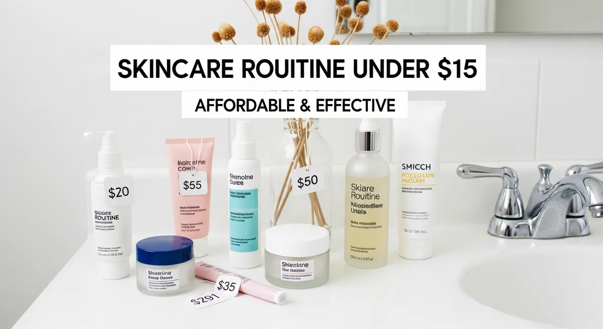 A Complete Effective Skincare Routine Under $15